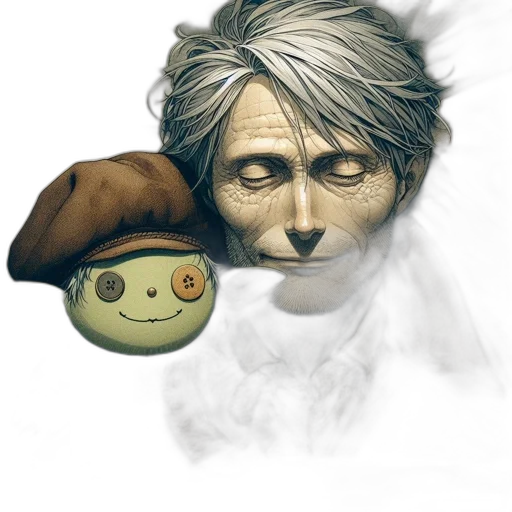 mask, face, hat, staff transparent PNG cut-out