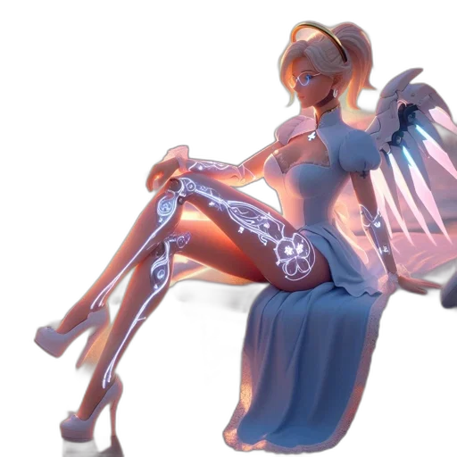 robot, dress, weapon, jewelry transparent PNG cut-out