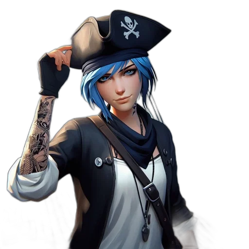 staff, hat, jacket, concept art transparent PNG cut-out