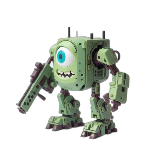 robot, weapon, creature, concept art transparent PNG cut-out
