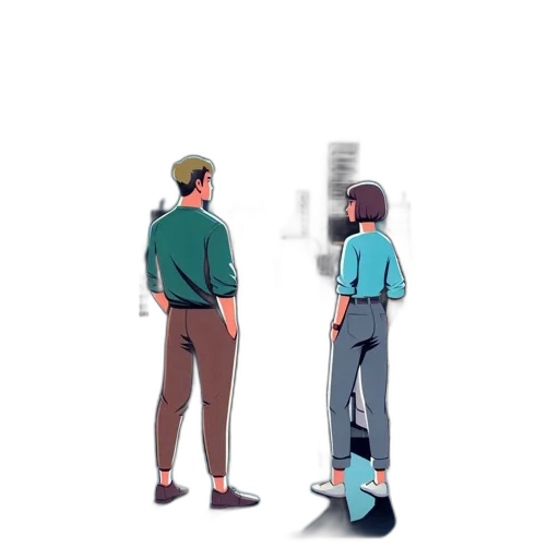 jacket, robot, staff, shoes transparent PNG cut-out