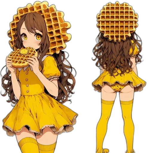 food, dress, pixel art, concept art transparent PNG cut-out