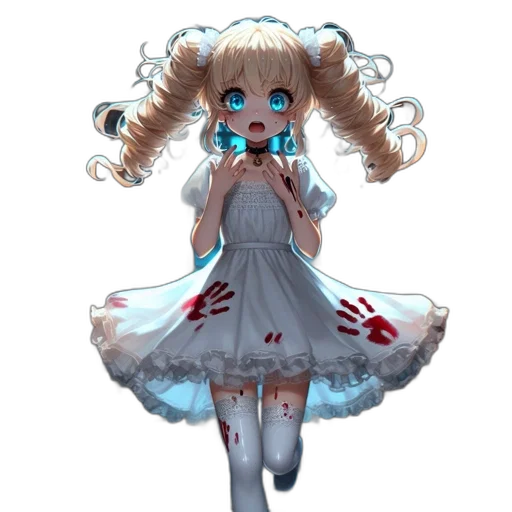 dress, staff, creature, mask transparent PNG cut-out