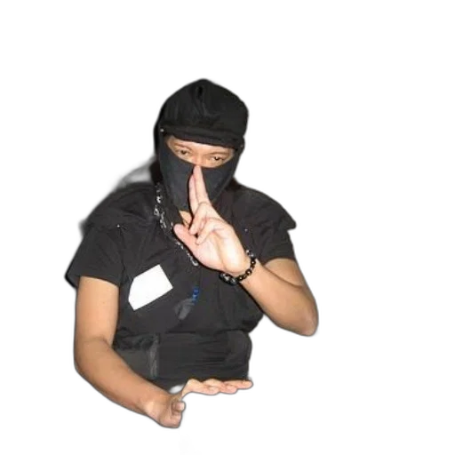 mask, weapon, jacket, staff transparent PNG cut-out