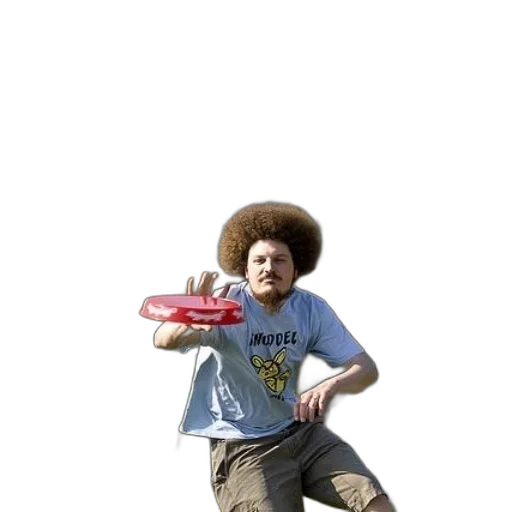 shoes, hat, hair, staff transparent PNG cut-out