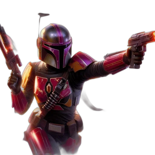 robot, weapon, sword, 3d render transparent PNG cut-out