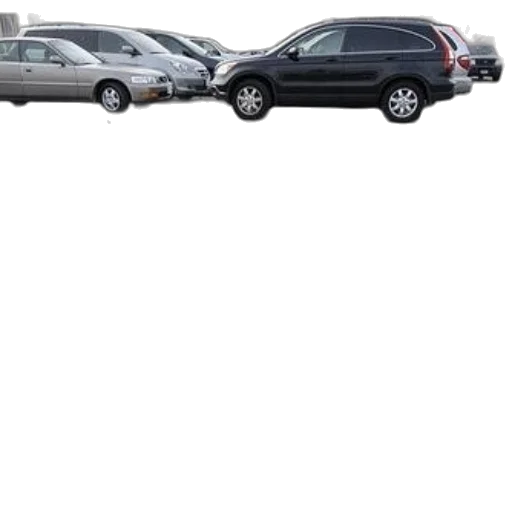 car, flock, birds, scattered transparent PNG cut-out