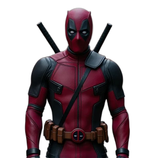 concept art, comic book art, 3d render, red transparent PNG cut-out