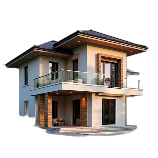 building, furniture, 3d render, photorealistic transparent PNG cut-out