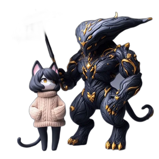 creature, animal, staff, weapon transparent PNG cut-out