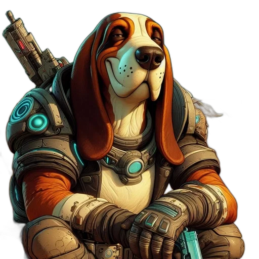 animal, staff, creature, robot transparent PNG cut-out