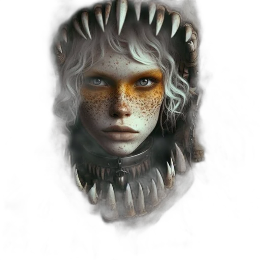 face, mask, creature, dragon transparent PNG cut-out