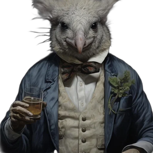 animal, jacket, creature, face transparent PNG cut-out