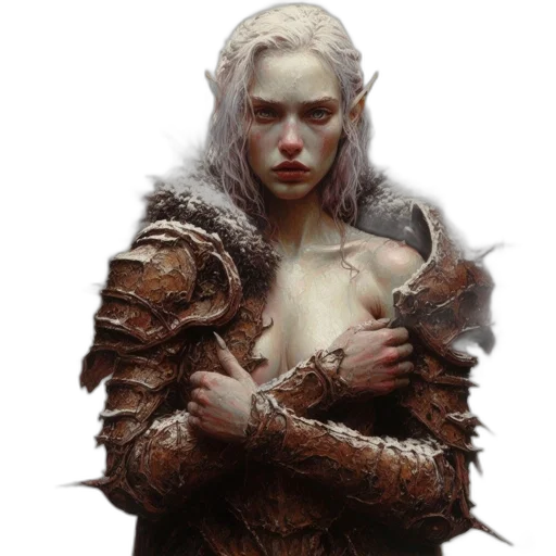 dragon, face, dress, jewelry transparent PNG cut-out