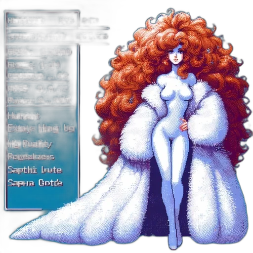 bottle, dress, pixel art, comic book art transparent PNG cut-out