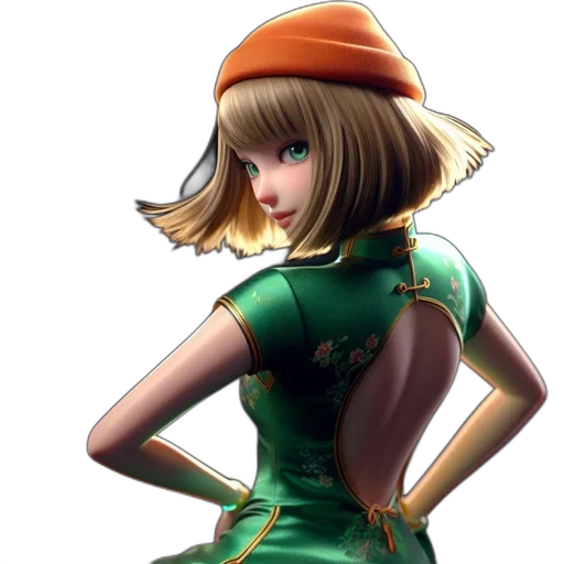 hat, dress, staff, concept art transparent PNG cut-out