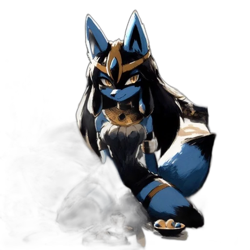 mask, staff, animal, fantasy art transparent PNG cut-out