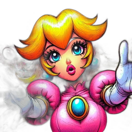 robot, concept art, vaporwave, 3d render transparent PNG cut-out