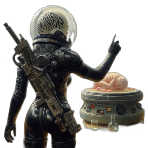 robot, weapon, food, creature transparent PNG cut-out