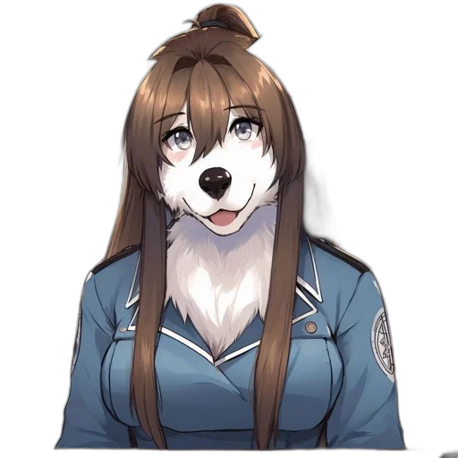 staff, animal, jacket, face transparent PNG cut-out