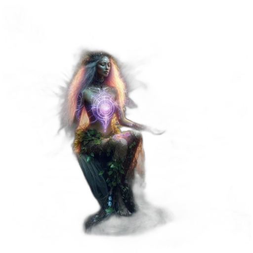 creature, hair, dress, animal transparent PNG cut-out