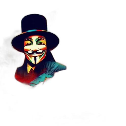 mask, face, hat, pixel art transparent PNG cut-out