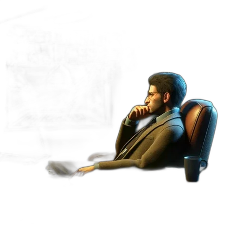 staff, jacket, furniture, concept art transparent PNG cut-out