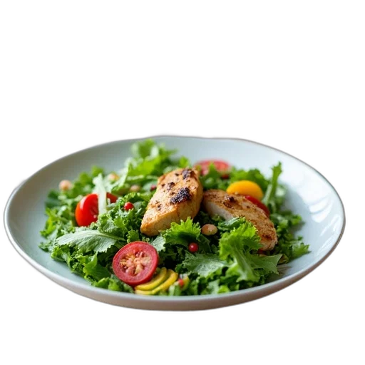 food, photorealistic, 3d render, plate transparent PNG cut-out