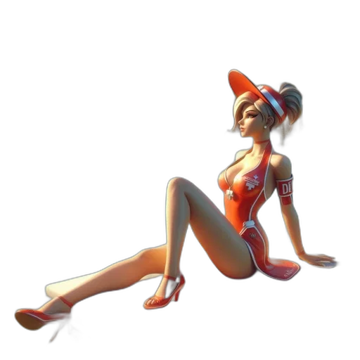 staff, dress, hat, robot transparent PNG cut-out
