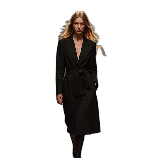 jacket, dress, concept art, dark transparent PNG cut-out