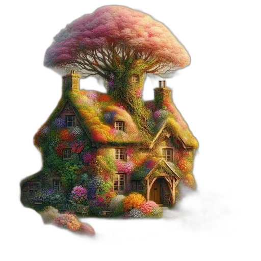 tree, building, hat, umbrella transparent PNG cut-out