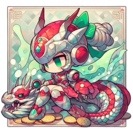 dragon, creature, robot, animal transparent PNG cut-out