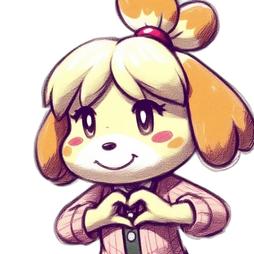 staff, animal, creature, pixel art transparent PNG cut-out