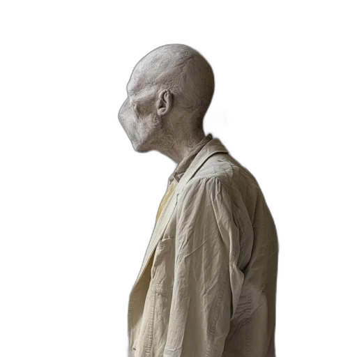 mask, jacket, face, staff transparent PNG cut-out