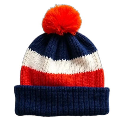 hat, crown, 3d render, navy transparent PNG cut-out