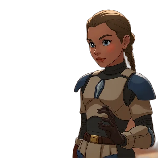 staff, weapon, face, jacket transparent PNG cut-out