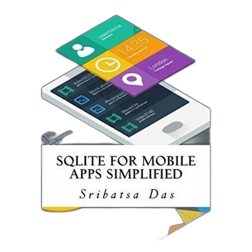 sqlite, mobile, apps, simplified transparent PNG cut-out