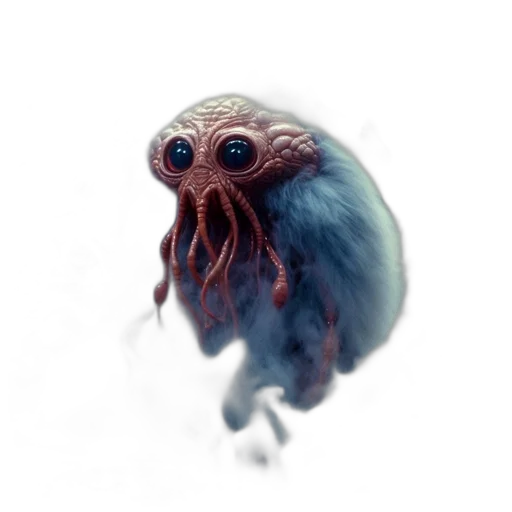 creature, animal, mask, hair transparent PNG cut-out