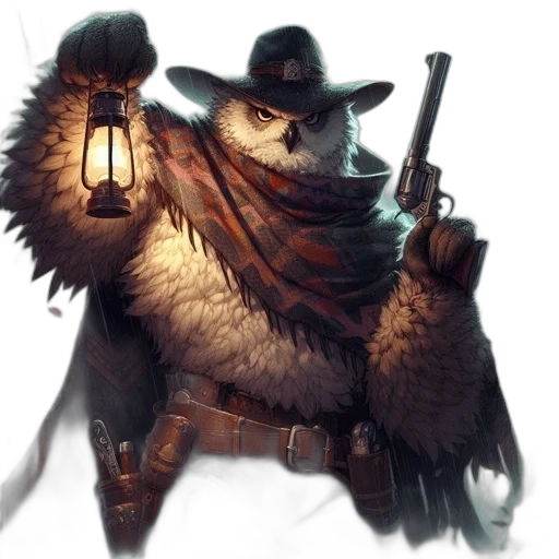 staff, animal, hat, weapon transparent PNG cut-out
