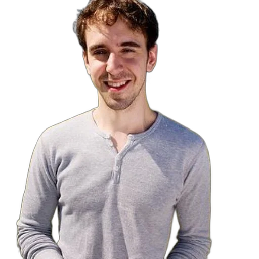 staff, jacket, face, hair transparent PNG cut-out