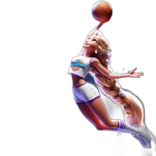 concept art, 3d render, fantasy art, vaporwave transparent PNG cut-out