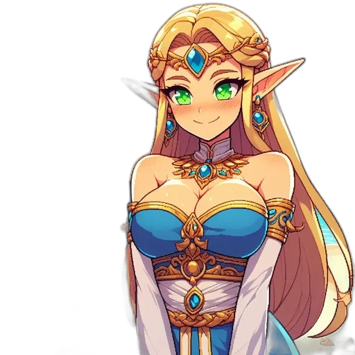 dress, staff, crown, dragon transparent PNG cut-out
