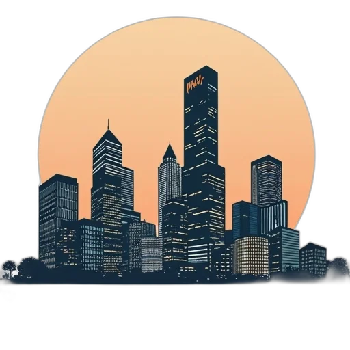 building, pixel art, concept art, cartoon transparent PNG cut-out