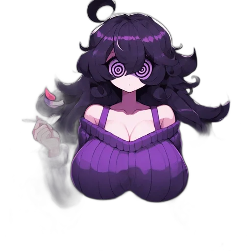 creature, mask, dress, staff transparent PNG cut-out