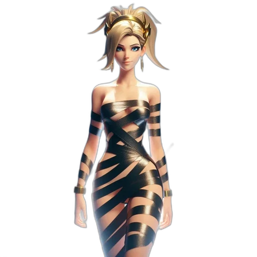 dress, concept art, 3d render, fantasy art transparent PNG cut-out