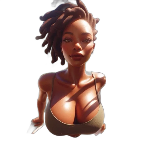 dress, face, creature, jewelry transparent PNG cut-out