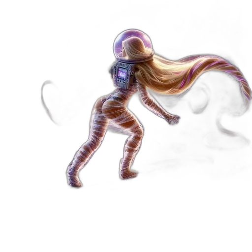 robot, hair, creature, mask transparent PNG cut-out