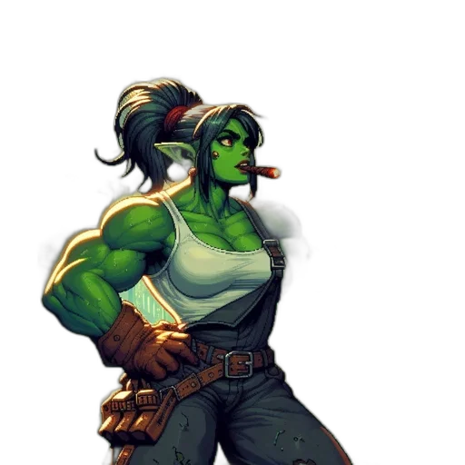 staff, concept art, comic book art, fantasy art transparent PNG cut-out