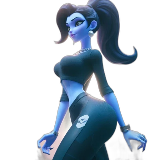dress, staff, concept art, 3d render transparent PNG cut-out
