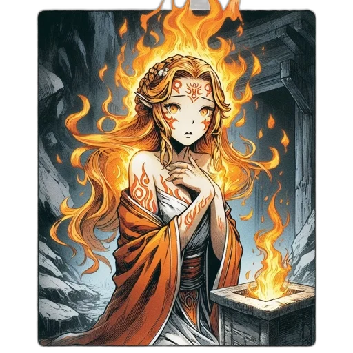 fantasy art, comic book art, concept art, anime transparent PNG cut-out